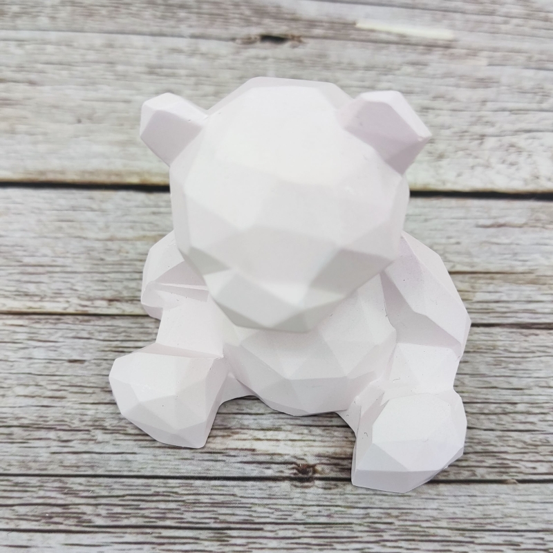 Μπομπονιέρα αρκουδάκι ροζ