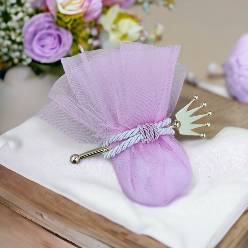 Μπομπονιέρα κορώνα luxury