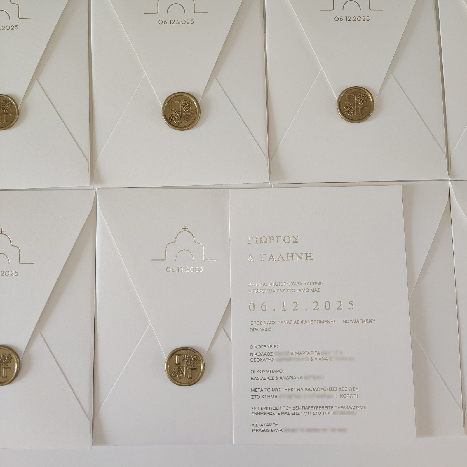 Luxury wedding χρυσοτυπία