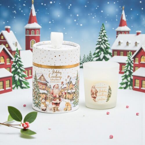 Άγιος Βασίλης μπομπονιέρα κερί