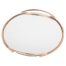 Δίσκος με καθρέπτη ροζ χρυσό