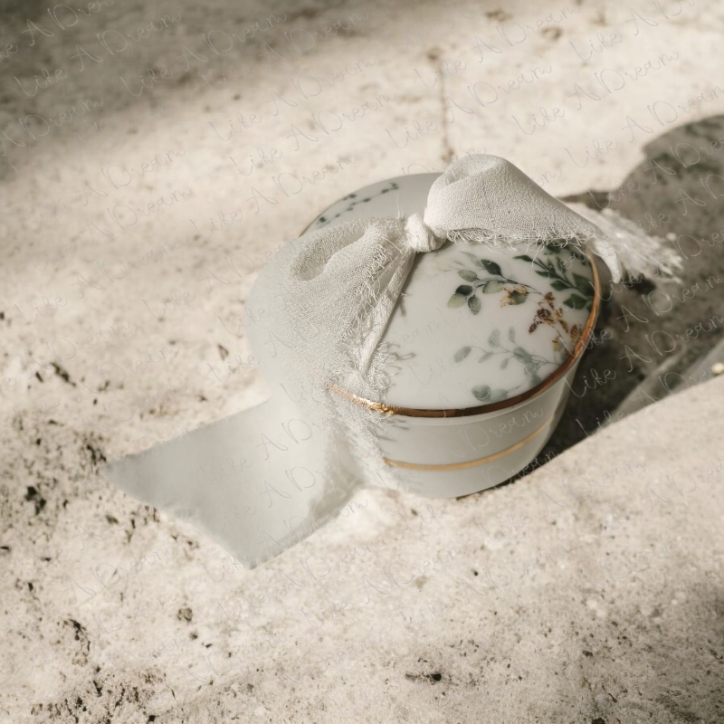 Μπομπονιέρα μπιζουτιέρα πορσελάνη