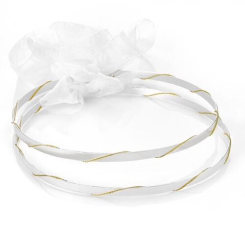 Στέφανα γάμου ματ με χρυσό