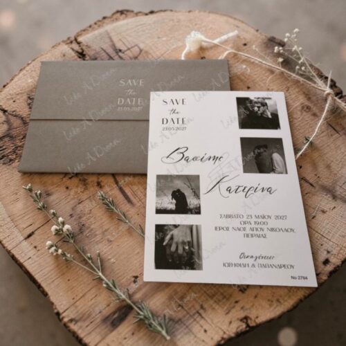Save the date προσκλητήριο