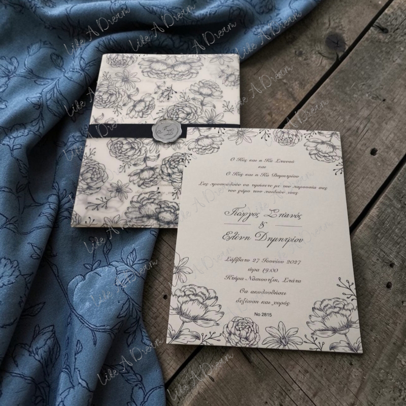 Λουλούδια μπλε γάμου