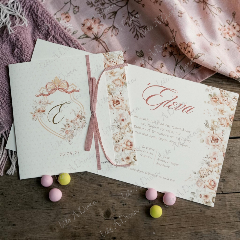 Προσκλητήριο λουλούδια θυρεό